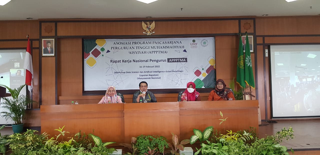 Direktur Pascasarjana UMMAT, Dr. Lukman, M.Pd mengikuti Rapat Kerja Nasional Pengurus (APPPTMA)