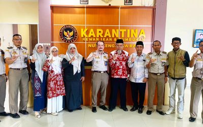 “Didampingi langsung Oleh Rektor UMMAT: Program Magister Hukum UMMAT Jalin Kerja Sama dengan Badan Karantina NTB”