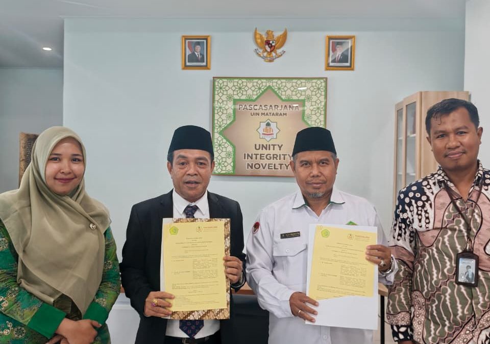 Pascasarjana UMMAT dan Pascasarjana UIN Mataram Teken MoU Penguatan SDM dan Tridarma Perguruan Tinggi