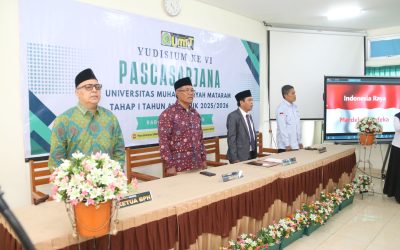 Yudisium Pascasarjana UMMAT ke-VI Tahap I 2025/2026, Rudi Herlambang Raih IPK Sempurna 4,00