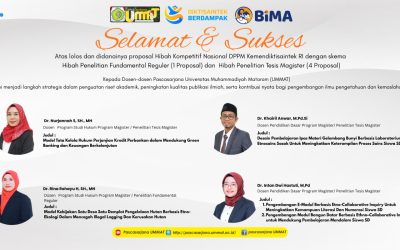 Pascasarjana UMMAT Raih Hibah Kompetitif Nasional, Perkuat Riset dan Inovasi Akademik