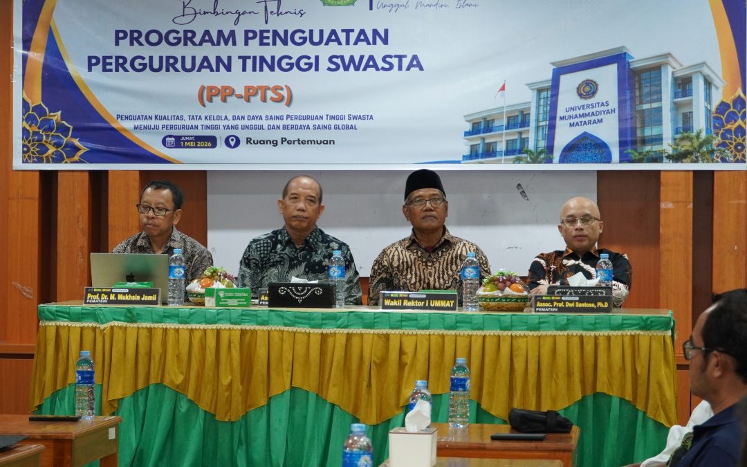 Bimtek PP-PTS UMMAT: Dorong Peningkatan Kualitas, Tata Kelola, dan Daya Saing Perguruan Tinggi Swasta Menuju Global