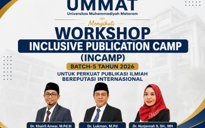 Dosen Pascasarjana UMMAT Akan Mengikuti Workshop Inclusive Publication Camp (InCamp) Batch-5 Tahun 2026 untuk Perkuat Publikasi Ilmiah Bereputasi Internasional