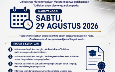PASCASARJANA UNIVERSITAS MUHAMMADIYAH MATARAM SELENGGARAKAN YUDISIUM PERIODE AGUSTUS 2026