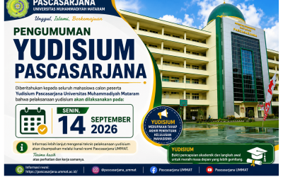 Yudisium Pascasarjana UMMAT Tahap 2 Tahun 2026 Dilaksanakan 14 September 2026