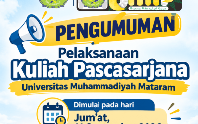 Pelaksanaan Kuliah Pascasarjana Universitas Muhammadiyah Mataram Dimulai 11 September 2026